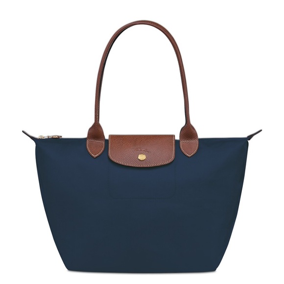 Longchamp Handbags - Longchamp Navy Blue Tote Bag NWOT